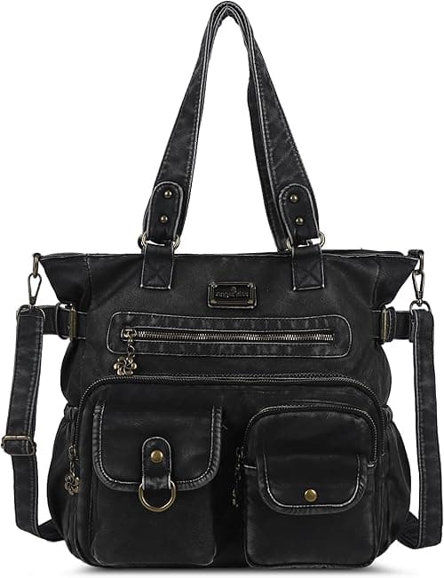 Angelkiss Purses Handbags for Women PU Tote Satchel Bags for Women Pockets Shoulder Bags on Amazon.ae - Price Tracker