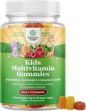 Gummy Vitamins for Kids Immune Support - Natural Children's Vitamins Supplements for Toddler and Kids Health - Kids Vitamins Gummy Multivitamin and Natural Energy Supplement with B Complex Vitamins on Amazon.ae - Price Tracker