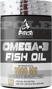 Pole Nutrition Omega-3 Fish Oil 1000mg | 120 Softgel على أمازون - دليلك لأفضل العروض