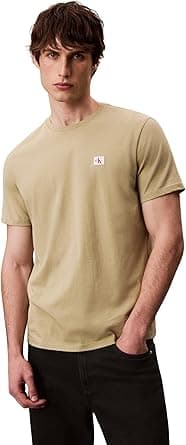 Calvin Klein mens Ss Badge 30s Jersey Classic Tee Lv04rc272g T-Shirts on Amazon.ae - Price Tracker