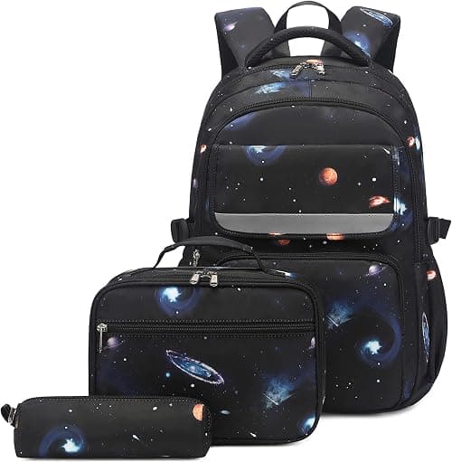 Galaxy Backpacks for Boys School Bags Capacity Elementary Bookbags on Amazon.ae - Price Tracker