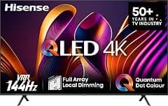 Hisense 85 Inch Smart TV, QLED, 4K Ultra HD, Dolby Atmos, VIDAA Smart OS, 144HZ, Game Mode, AI Picture 85Q72Q Black - Amazon.sa Price Tracker