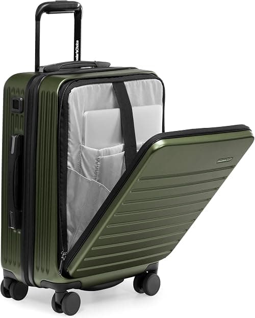 Traveler's Choice Front Pocket Polycarbonate Hardside Spinner Carry-on Luggage on Amazon.ae - Price Tracker
