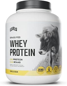 Levels Grass Fed 100% Whey Protein, No GMOs, Vanilla Bean, 5LB | 24G of Protein, 5.4G BCAAs, Clean Ingredients, Hormone Free Dairy, No Fillers, No Added Sugar, No Junk on Amazon.sa - Price Tracker