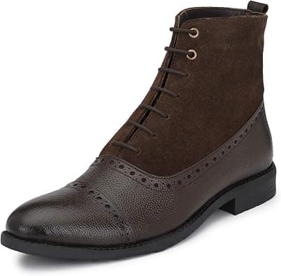 Burwood Men BWD 116 Leather Boots on Amazon.ae - Price Tracker