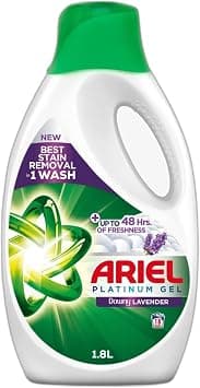 Ariel Lavender Freshness Laundry Liquid Detergent, 1.8L - متتبع أسعار Amazon.sa