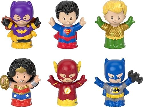Fisher-Price Little People Toddler Toys DC Super Friends Crime-Fighting Figure Pack Set of 6 Characters for Pretend Play Ages 18+ Months (Amazon Exclusive) on Amazon - Best Deal Finder