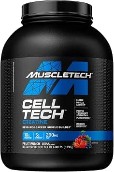 Muscle Tech Cell Tech Performance Series Fruit Punch, 6 Lbs. on Amazon.sa - Price Tracker