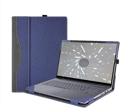 HP OmniBook X Flip 16" NGAI 16-as 16-ar Laptop Case and for OmniBook7 Flip 16-au Sleeve, Detachable PU Leather Protective Case for Notebook PC Bag Accessories (Blue) على Amazon.ae - متتبع الأسعار