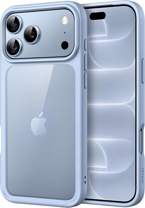 JETech Clear Back Bumper Case for iPhone 18 Pro Max, Glacier on Amazon.ae - Price Tracker