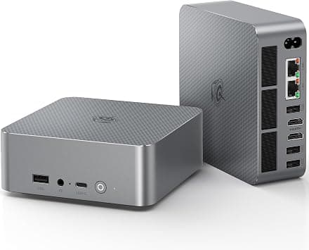 Beelink EQR5 Mini PC, AMD Ryzen 7 5825U (8C/16T, Up to 4.5GHz) 32GB DDR4 500GB PCIE3.0 SSD Mini Desktop Computer, Dual 1000M LAN/4K Dual Display/WiFi6/ BT5.2 /Built-in Power Supply Office Micro PC on Amazon - Best Deal Finder