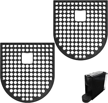 Replacement Drip Grid Tray Compatible with Nespresso Essenza Mini C30 & D30 Machines, Coffee Machine Accessory Parts, Black Plastic Water Drip Tray, Easy to Clean | Easy to Clean على Amazon.ae - متتبع الأسعار