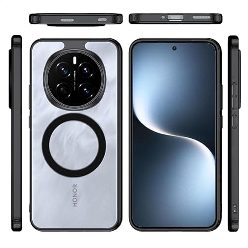 Zkius for Hornor Magic 7 Pro 5G Case, Compatible with MagSafe, Shockproof Military-Grade Protection, Magnetic Phone Case for Hornor Magic 7 Pro 5G, Classic Hybrid Case (HaloLock) - Clear Black on Amazon.ae - Price Tracker