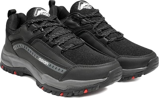 ASIAN Men's Everest-01 Sports Trekking & Hiking, Walking Shoes with Rubber Outsole & Memory Foam Insole Lace-Up Shoes for Men's & Boy's on Amazon.ae - Price Tracker