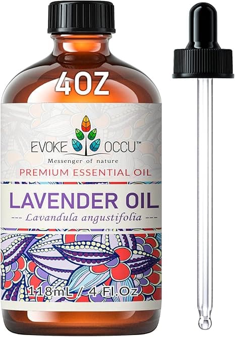 EVOKE OCCU Lavender Essential Oil for Sleeping Aid in The Bedroom, Relaxation in The Office & DIY Wool Dryer Balls - 4 Fl Oz on Amazon.ae - Price Tracker