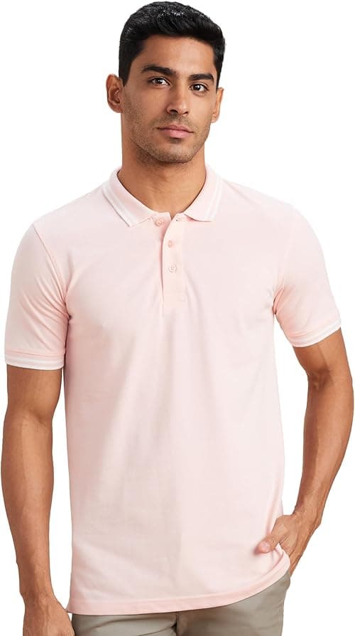 Amazon Brand - Symbol Men's Solid Regular Fit Polo (CT-Single) on Amazon.ae - Price Tracker