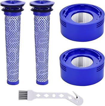 Pack of 2 V8 Filter HEPA Post Motor Filter | Replacement Parts for Dyson V8 V7 Vacuum, with 2 Post & 2 Pre Filters Replacements, Compare to Parts # 965661-01 & 967478-01 - Amazon.sa Price Tracker