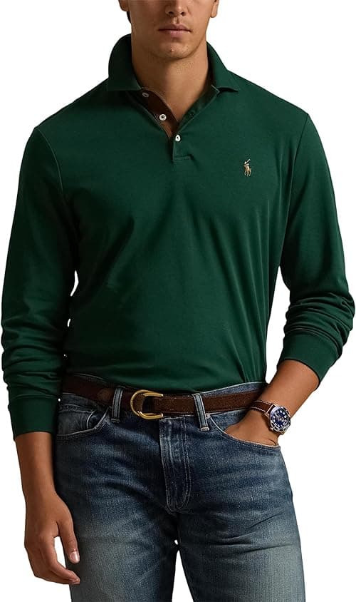 POLO RALPH LAUREN Men's Long Sleeve Polo Shirt on Amazon.ae - Price Tracker
