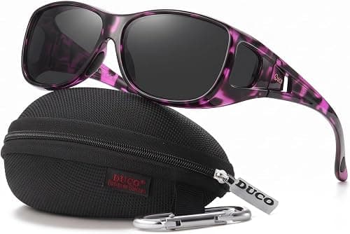 DUCO Wraparound Fitover Glasses Polarized Wear Over Sunglasses for Men Women UV Protection Sun Glasses Driving 8953 on Amazon - Best Deal Finder