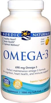 Nordic Naturals 690 mg of Omega-3 Lemon Flavor 120 Soft Gels على Amazon.ae - متتبع الأسعار