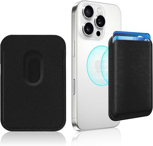 T Tersely Magnetic Wallet Card Holder Compatible with MagSafe Wallet for iPhone 16 Pro Max/16 Pro/16/16 Plus/iPhone 15 Model,Wallet for iPhone 14 Pro Max/Pro/Mini/12 Series, Black on Amazon - Best Deal Finder