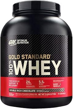 Optimum Nutrition Gold Standard 100% Whey Protein Isolate Powder, Double Rich Chocolate, 5 Lb (Double Rich Chocolate) on Amazon - Best Deal Finder