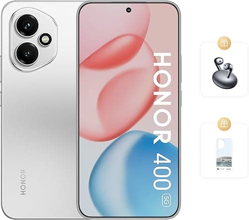 HONOR 400 5G 12GB RAM 512GB Meteor Silver Dual SIM With Free HONOR CHOICE S7 Earbuds & Louvre Case - Middle East Version on Amazon.ae - Price Tracker