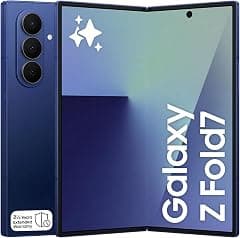 Samsung Galaxy Z Fold7, AI Phone, Blue Shadow, 512GB Storage, 12GB Memory, 200MP Camera, 3nm Processor, 4400mAh Battery, 2.5 Year Manufacturer Extended Warranty, (KSA Version) - Amazon.sa Price Tracker