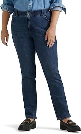 Lee womens Plus Size Ultra Lux Comfort With Flex Motion Straight Leg Jean on Amazon.ae - Price Tracker