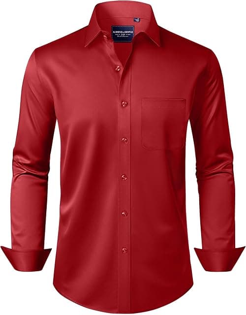 Alimens & Gentle mens Casual Button Down Shirt on Amazon.ae - Price Tracker