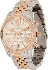 Michael Kors Lexington Women's Watch, Stainless Steel Bracelet or Leather Watch for Women - متتبع أسعار Amazon.sa