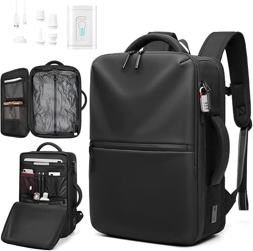 Air-Back Backpack with Vacuum Seal, waterproof Anti-Theft Vacuum Compression Travel Backpack, Outdoor Products-Expandable Vac Pack Backpacks with Pump, Carry on Backpack for Airplanes على Amazon.ae - متتبع الأسعار