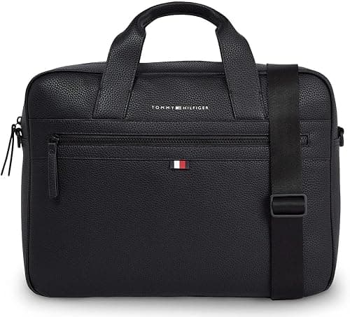 Tommy Hilfiger Men Essential PU Computer Bag 14 Inch, Black (Black), One Size on Amazon - Best Deal Finder