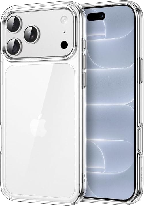 JETech Clear Back Bumper Case for iPhone 18 Pro Max, Clear on Amazon.ae - Price Tracker
