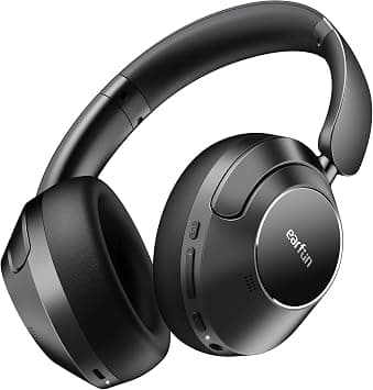 EarFun Wave Pro Active Noise Cancelling Headphones, Wireless Over-Ear Bluetooth Headphones, LDAC Hi-Res Sound, 5 Microphones AI Clear Call, 80H Playtime, Multipoint Connection on Amazon.ae - Price Tracker