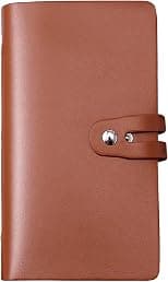 RFID Credit Card Holder, Leather Business Card Organizer with 96 Card Slots, Credit Card Protector for Managing Your Different Cards and Important Documents to Prevent Loss or Damage - Amazon.ae Price Tracker