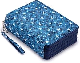 BTSKY 200 Slots Colored Pencil Organizer - Deluxe PU Leather Pencil Case Holder with Removal Handle Strap Pencil Box Large for Colored Pencils Watercolor Pencils - Amazon.ae Price Tracker