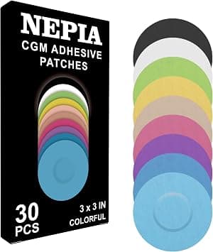 Nepia 30 Pcs Rainbow CGM Sensor Patches | Waterproof Adhesive for Dexcom G7/Libre1 2 3/Enlite | 14 Days Long-Lasting Protection | Sweatproof Sensor Covers with Comfortable Fit for Active Lifestyle on Amazon.ae - Price Tracker