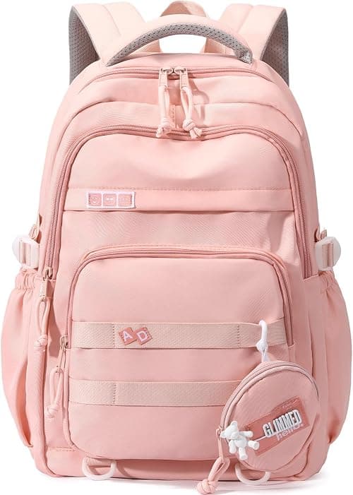 Backpack for Girls & Kids – Large Capacity Aesthetic Schoolbag for Teen Girls, Middle School Student Backpack على Amazon.ae - متتبع الأسعار