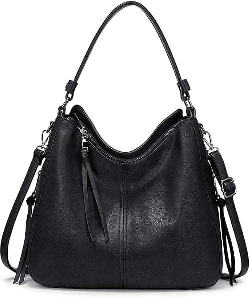 LOVEVOOK Hobo Crossbody Bags for Women Designer Leather Hobo Handbags Retro Large Size Shoulder Bag Bucket Purse on Amazon.ae - Price Tracker