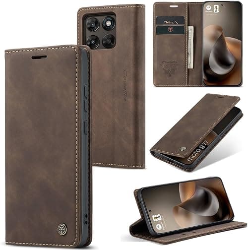 Case for Motorola Moto G77 5G, Motorola Moto G77 Leather Protective Wallet Case, Folding Flip Stand Magnetic Card Holder, Case for Motorola Moto G77 5G – Coffee on Amazon.ae - Price Tracker
