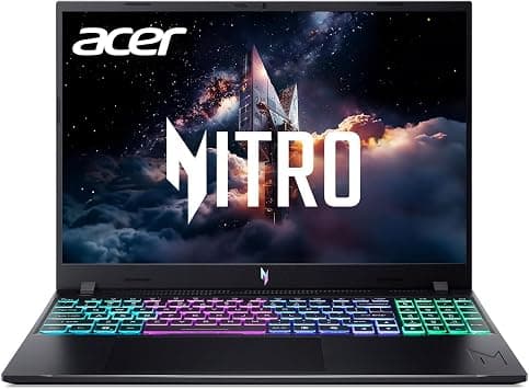 Acer Nitro V Gaming Laptop | Intel Core 5 Processor 210H | NVIDIA GeForce RTX 5050 Laptop GPU | 16" WUXGA IPS 165Hz Display | 8GB DDR5 | 512GB Gen 4 SSD | Wi-Fi 6 | Backlit Keyboard | ANV16-I31-54PT on Amazon.ae - Price Tracker