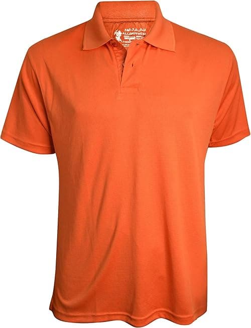 Sports Polo shirt for men I DryFit Moisture Wicking Fabric with UV Protection I Ideal for Gym Yoga Hiking Running etc.- By Santhome on Amazon.ae - Price Tracker