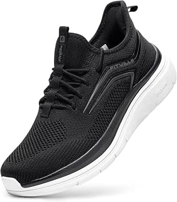 FitVille Shoes Men Wide Running Shoes Athletic Shoes Sneakers - Cloud Strider V1 على Amazon.ae - متتبع الأسعار