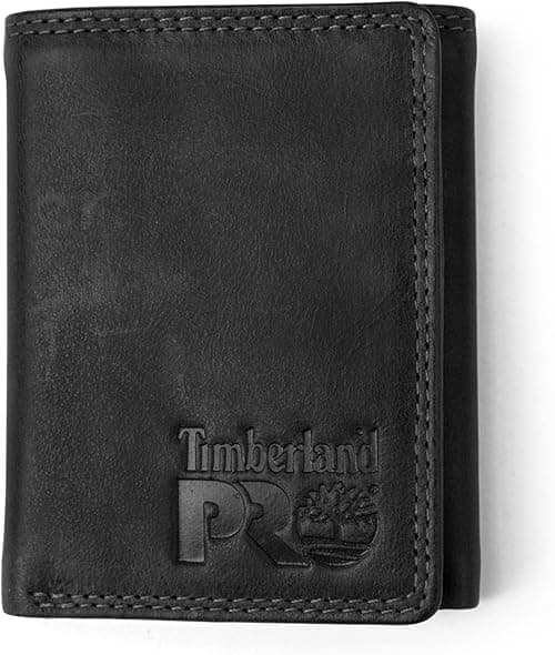 Timberland PRO mens Leather RFID Trifold Wallet With ID Window Wallet on Amazon.ae - Price Tracker