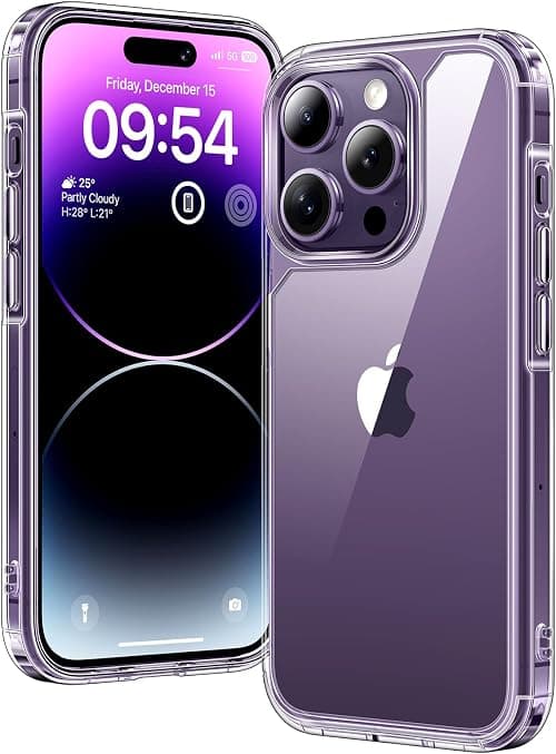 TAURI for iPhone 14 Pro Case - Clear على Amazon.ae - متتبع الأسعار