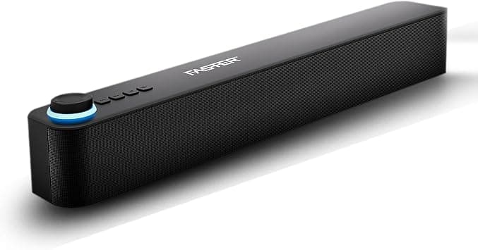 Faster Z5 Wireless Bluetooth Soundbar 12W Home Theater System - Portable Stereo Speaker with Deep Bass, USB, FM Radio, Aux for TV, Desktop, Laptop, PC, Cellphone - Loud Audio, Immersive Surround Sound على Amazon.ae - متتبع الأسعار