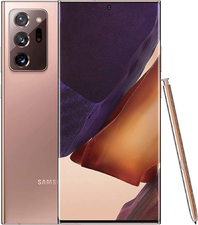 Samsung Galaxy Note20 Ultra 5G Sim Free Android Mobile Phone Mystic Bronze 256 GB on Amazon.ae - Price Tracker