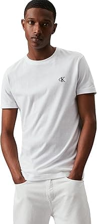 Calvin Klein Men's CK ESSENTIAL SLIM TEE S/S Knit Top on Amazon.ae - Price Tracker
