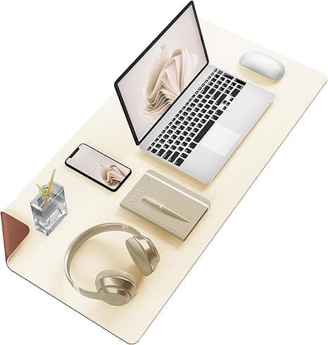 Aothia Mouse Mat Medium protector Pad - Multifunctional Dual-sided Office Mouse Pad,Smooth Surface Soft Desk Pad, 80cm x 40cmWaterproof Desk Mat, Pu Leather Desk Cover for Office/Home on Amazon.ae - Price Tracker